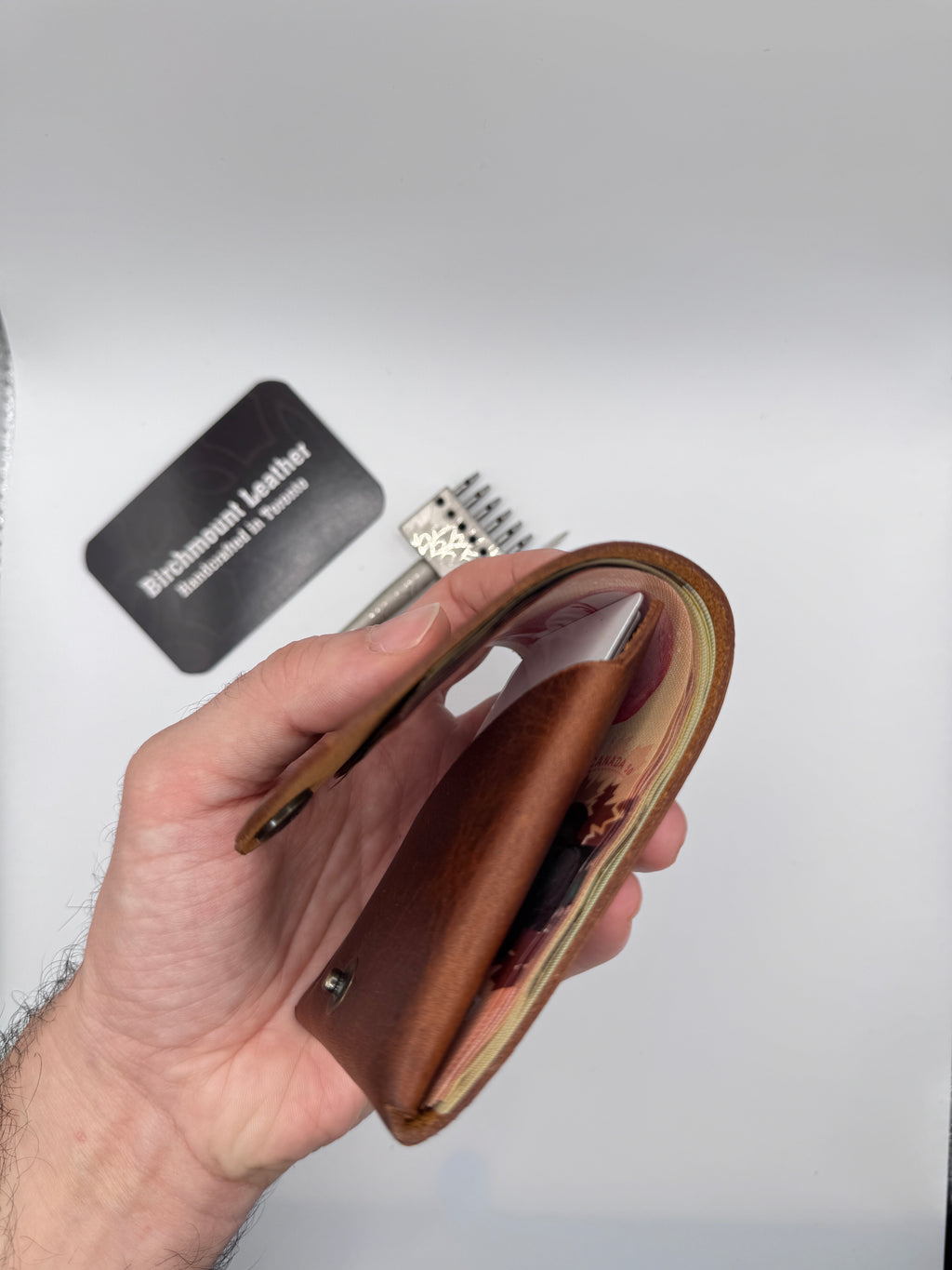 Compact Card Holder, Cash Wallet, Handmade Wallet, Front Pocket Wallet, Snap Wallet