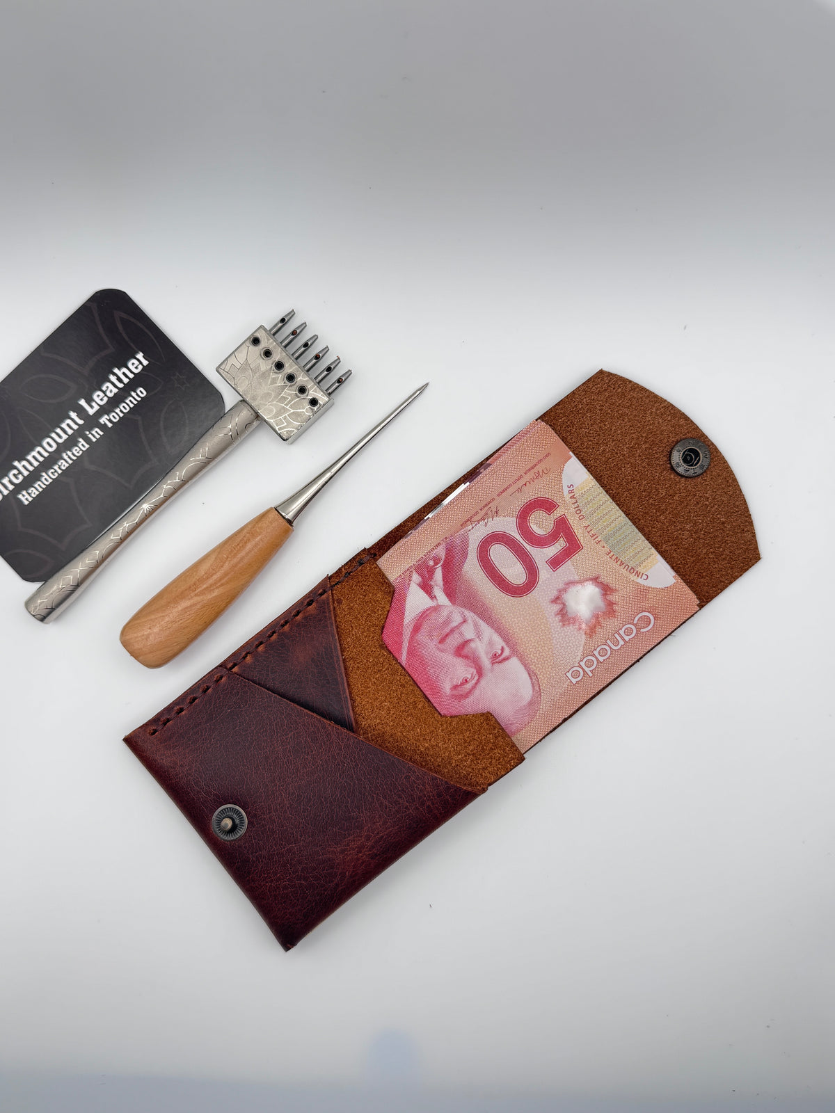 Compact Card Holder, Cash Wallet, Handmade Wallet, Front Pocket Wallet, Snap Wallet