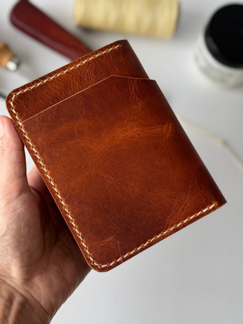 Dufferin Card Holder with Money Slot / Horween Leather