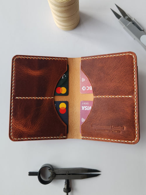 Dufferin Card Holder with Money Slot / Horween Leather