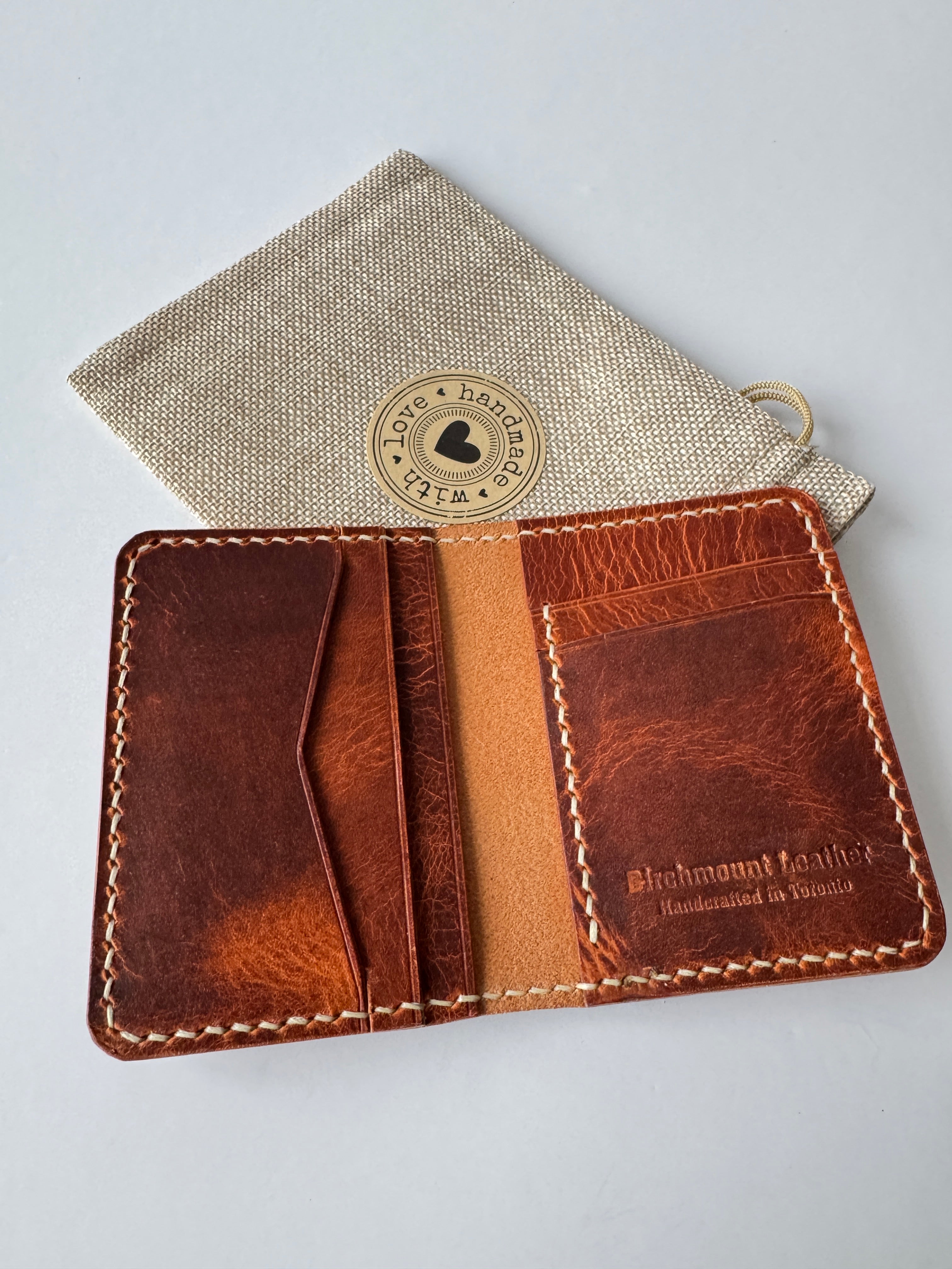 Dundas Vertical & Horizantal Bifold Wallet / Horween Leather