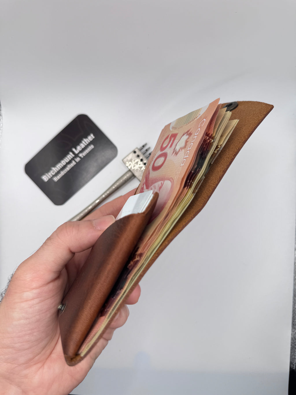 Compact Card Holder, Cash Wallet, Handmade Wallet, Front Pocket Wallet, Snap Wallet