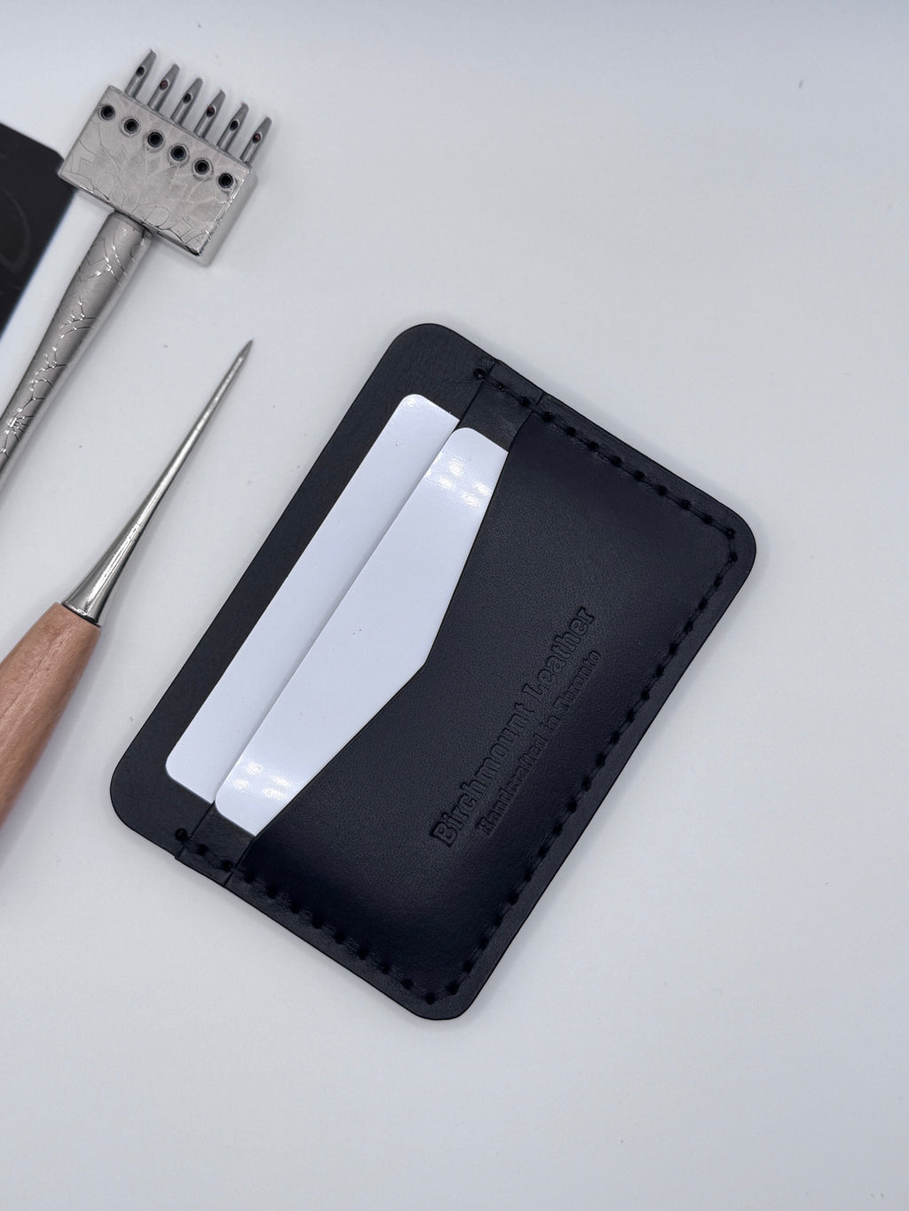 Buttero Leather Card Holder, Handmade Card Holder, Full Grain Leather