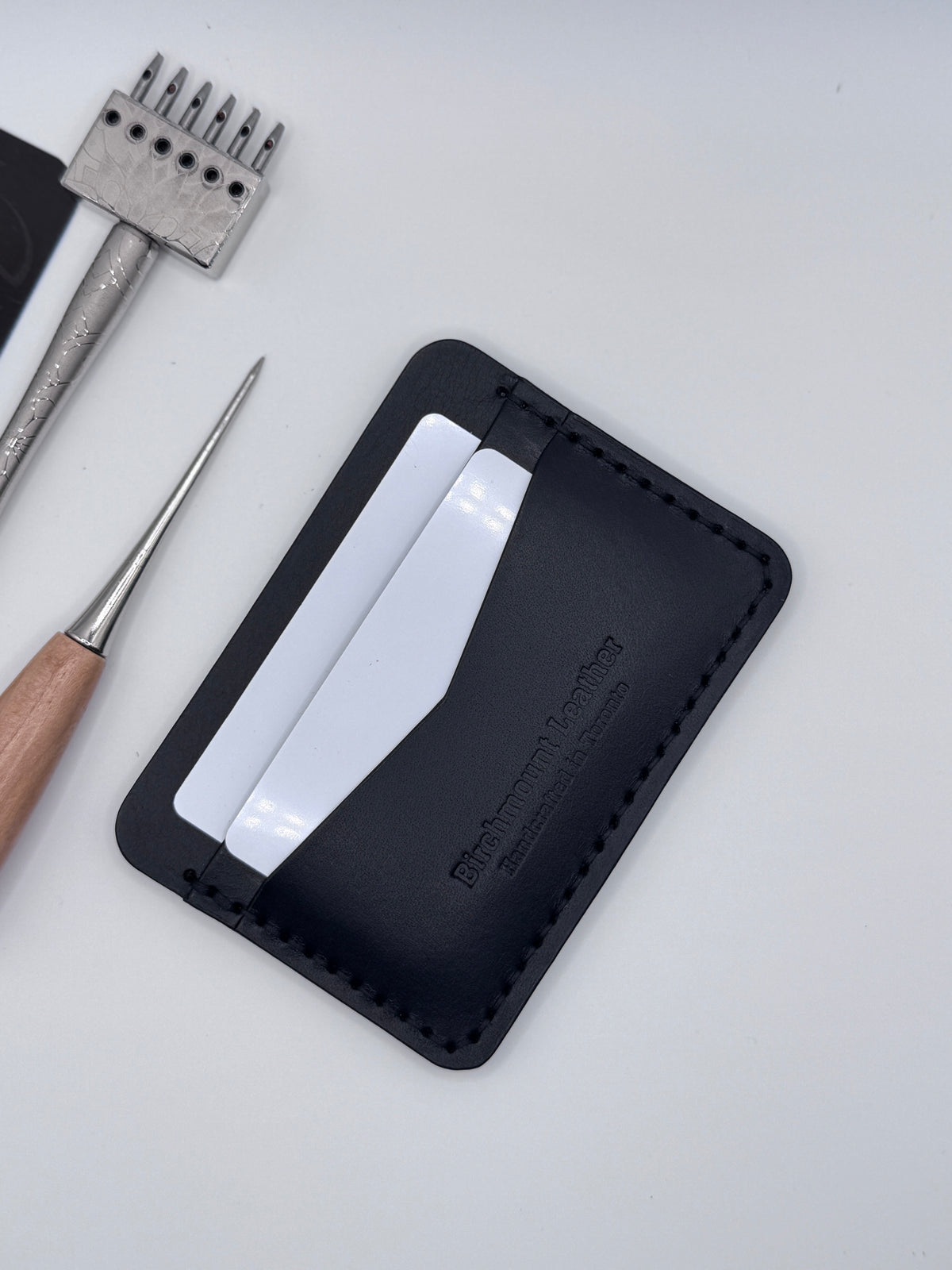 Buttero Leather Card Holder, Handmade Card Holder, Full Grain Leather