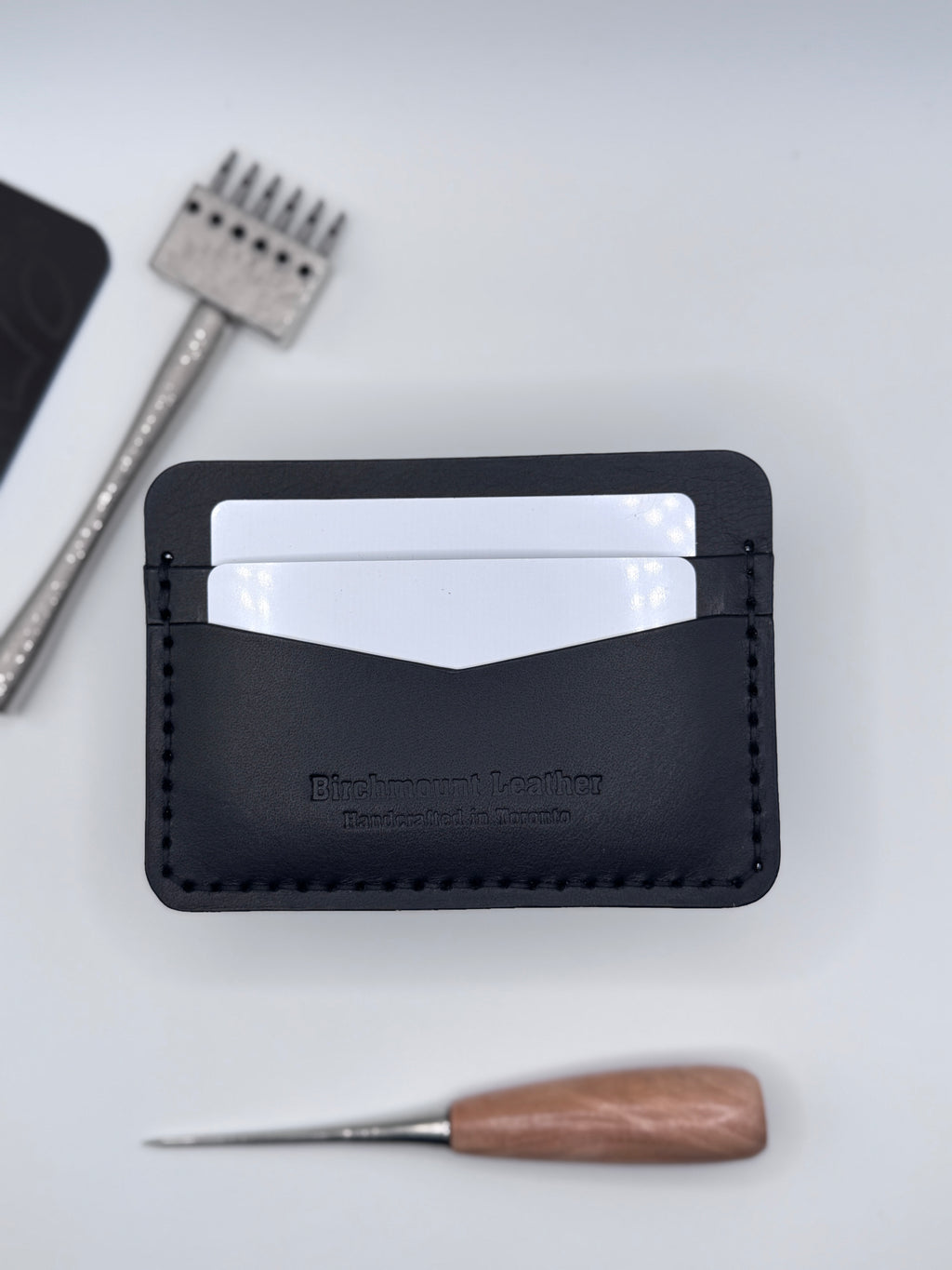 Buttero Leather Card Holder, Handmade Card Holder, Full Grain Leather