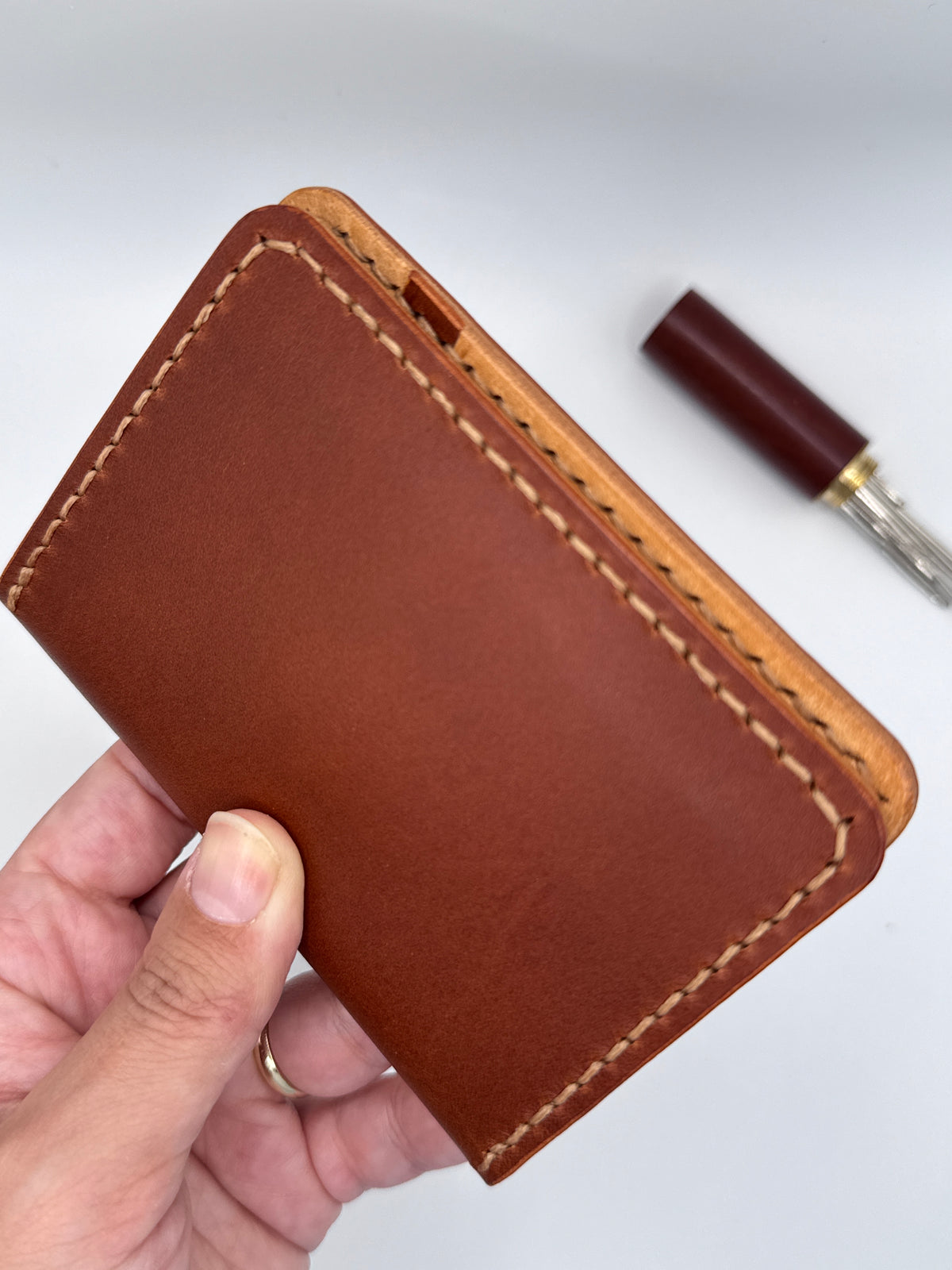 Buttero and Pueblo Bifold Wallet, Slim Wallet, Men's Wallet, Badalassi Carlo