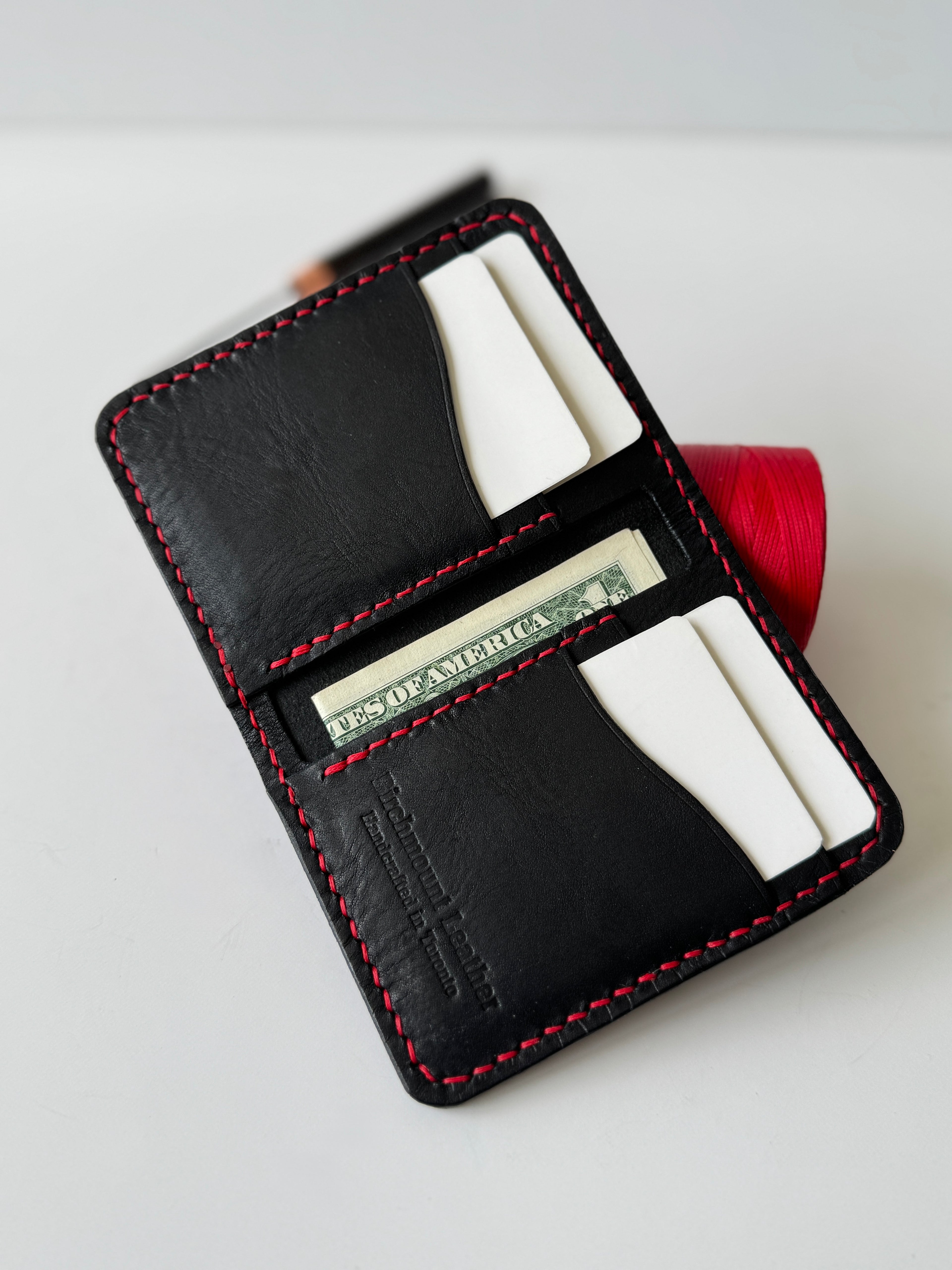 Vertical Bifold Wallet / Horween Leather