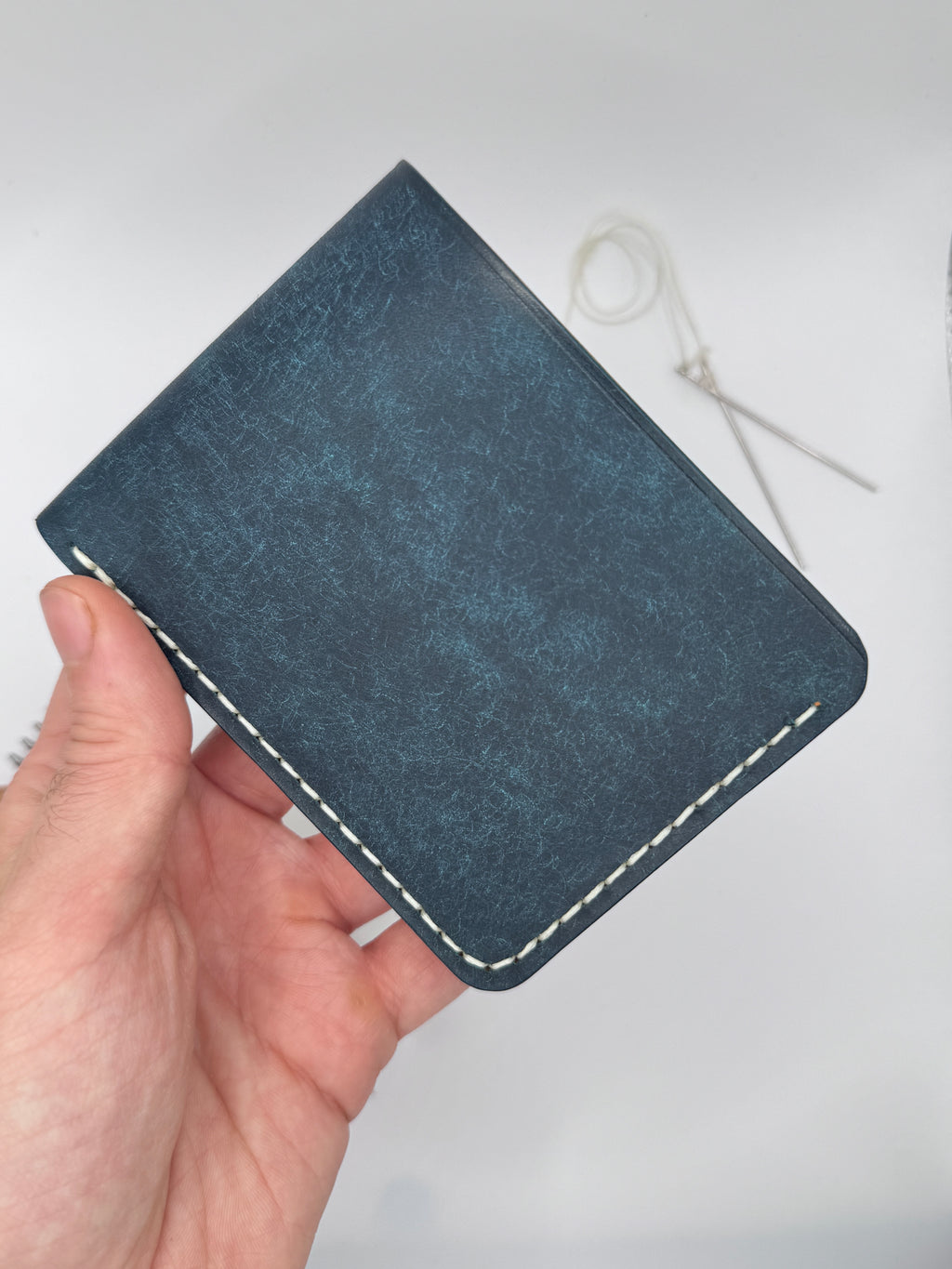 Pueblo Bifold Wallet, Classical Wallet, Full Grain Leather, Handmade Wallet