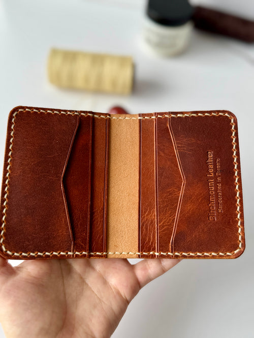 Dundas Horizantal Bifold Wallet/ Horween Leather
