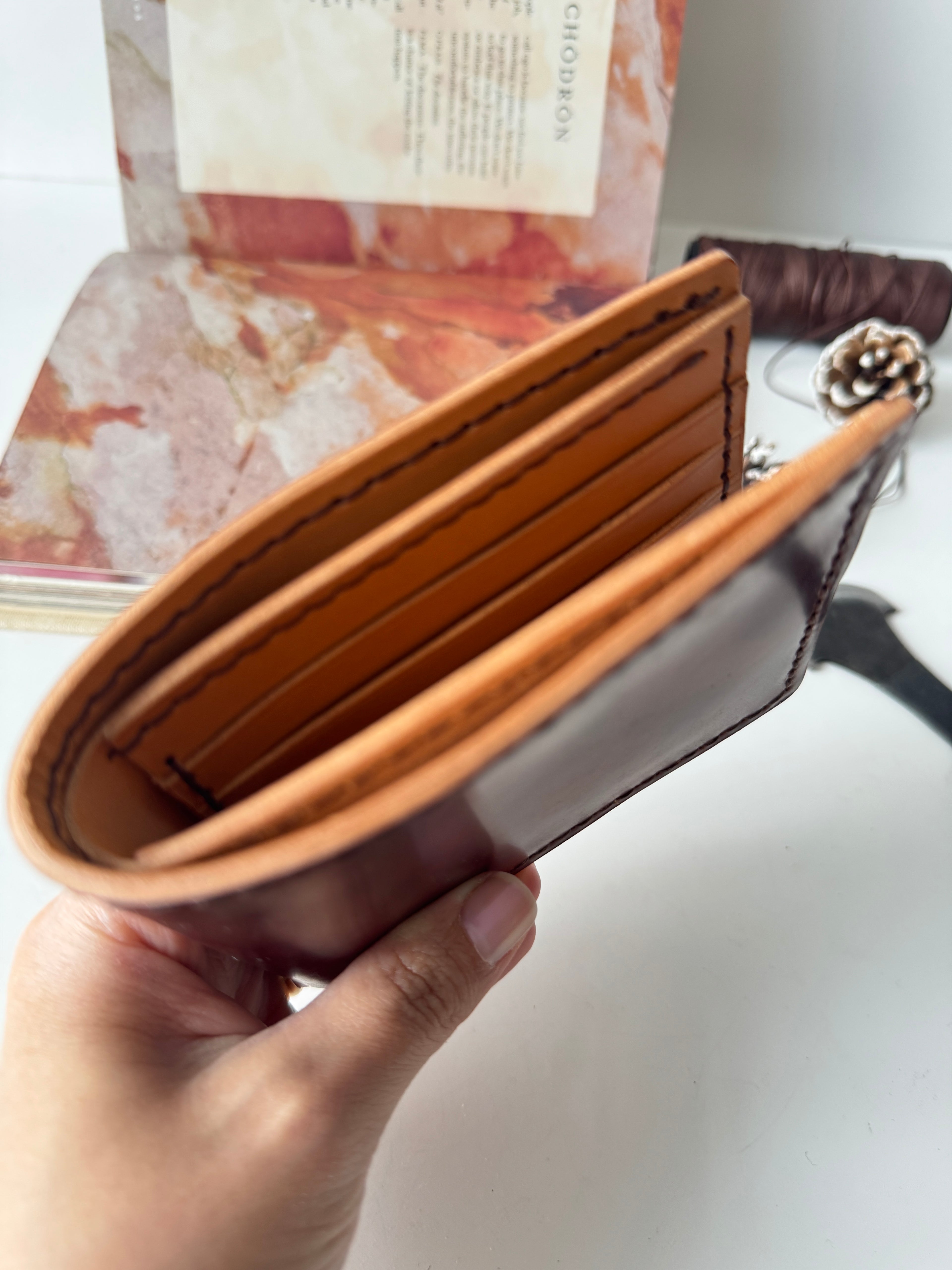 Shell Cordovan Wallet, COGNAC Museum Shell Cordovan ROCADO
