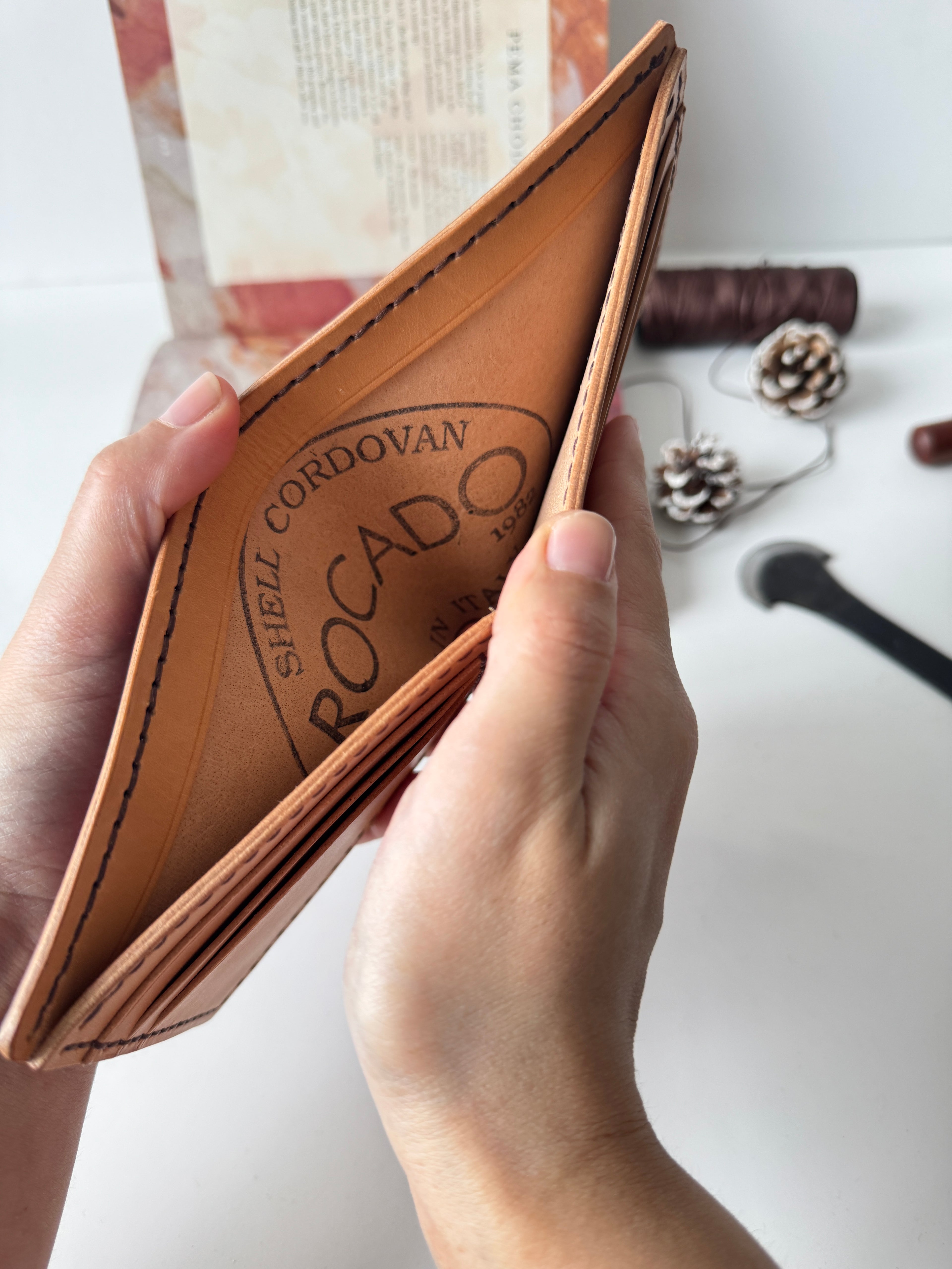 Shell Cordovan Wallet, COGNAC Museum Shell Cordovan ROCADO