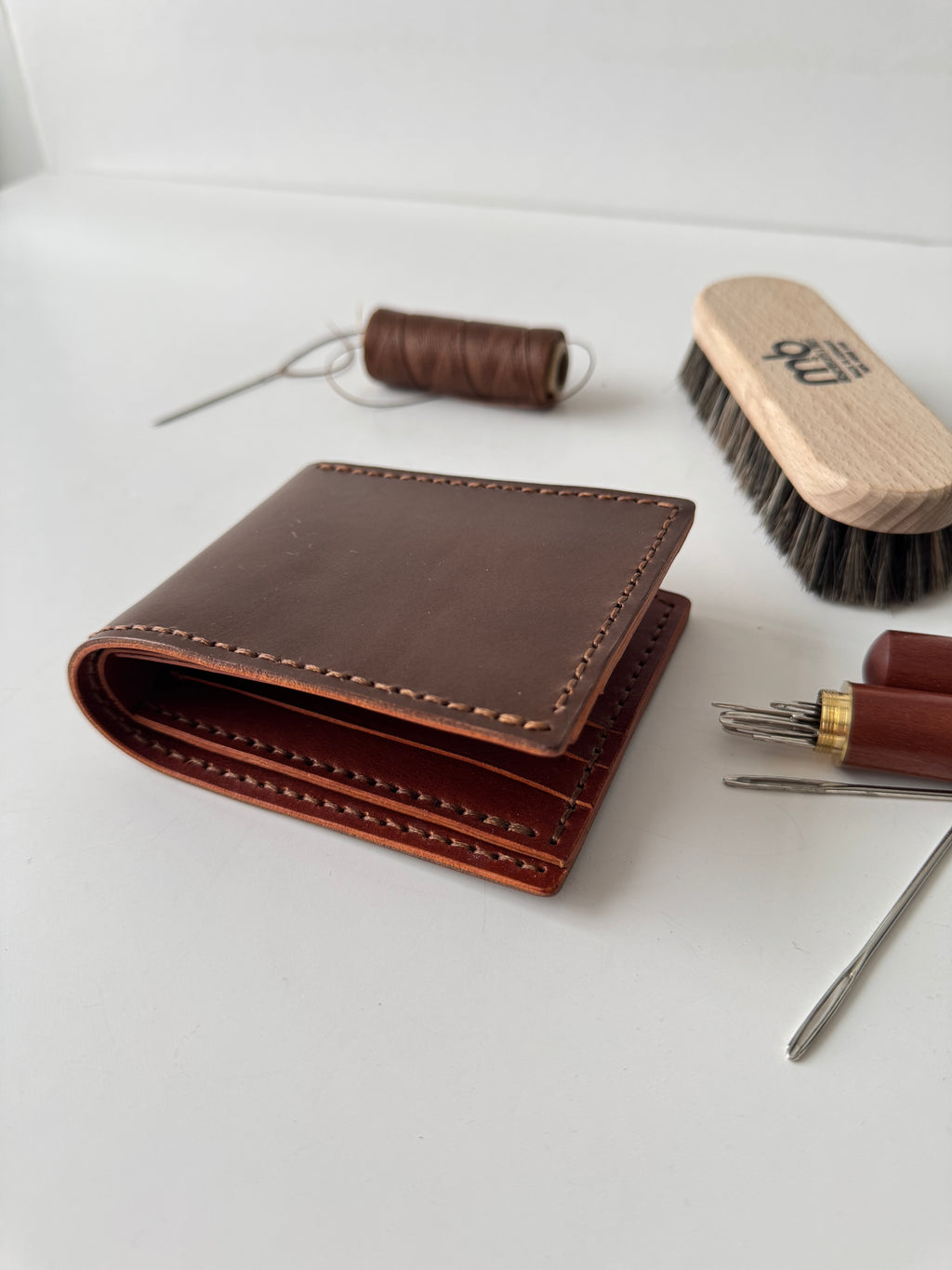 Buttero Bifold Wallet, Full Grain Leather, Handmade Wallet, Men's Wallet, Classical Wallet, Premium Italian Leather, Walpier Buttero