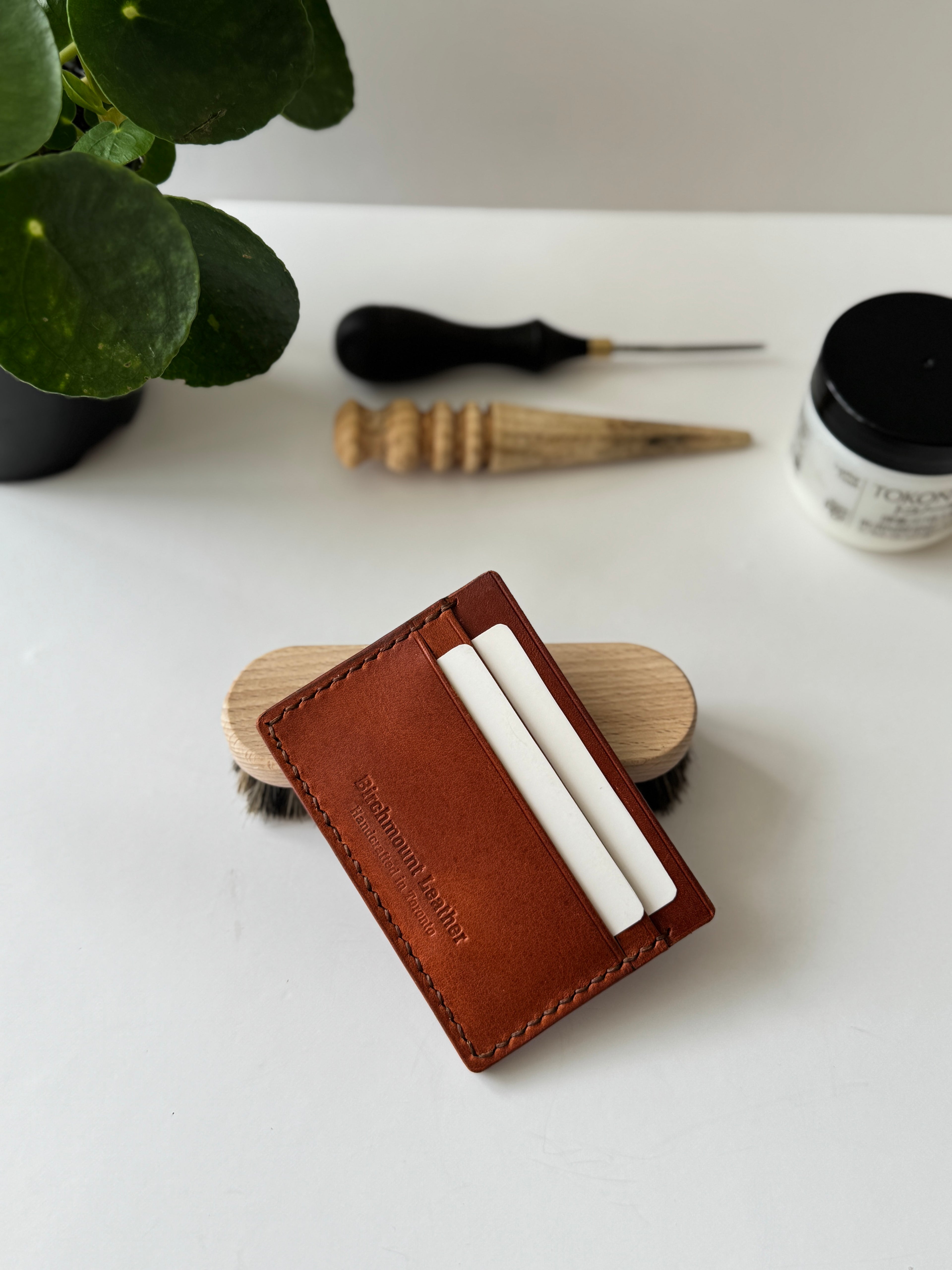 Handmade Card Holder / Horween Leather
