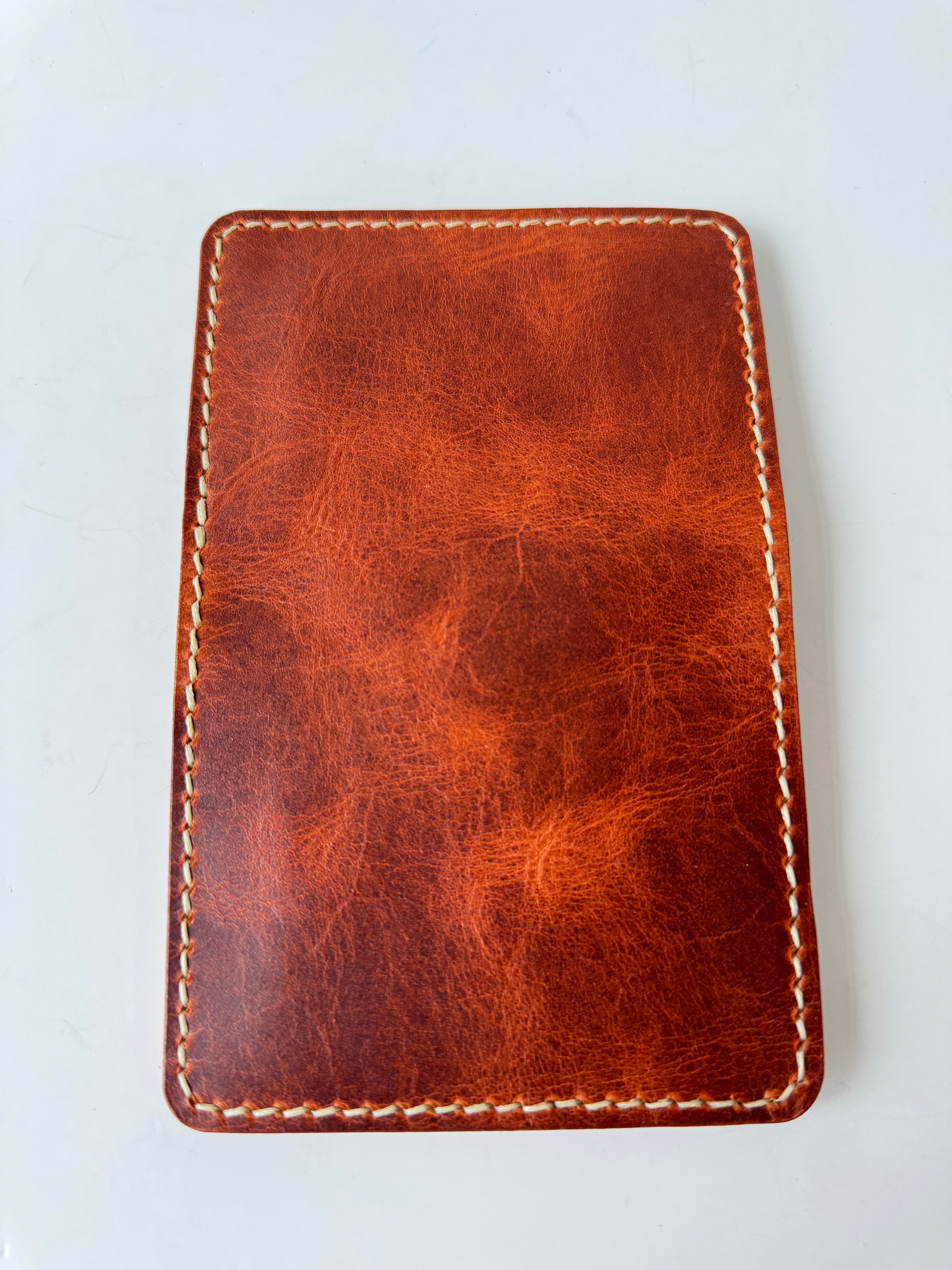 Horween Bifold Wallet, Handmade Wallet, Vertical Wallet, Full Grain Leather, Personalized Wallet, Mens Wallet, Hand Stitched